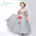 2017 Cute Ball Gown Tulle Cheap Little Queen Flower Girl Dress